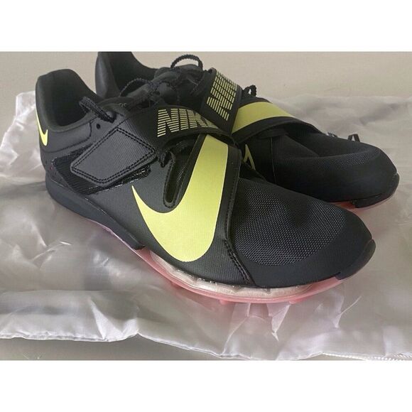 Men’s Sz 9 Nike Air Zoom LJ Elite Track & Field Jumping Spikes CT0079-001 W/Bag - Picture 4 of 10
